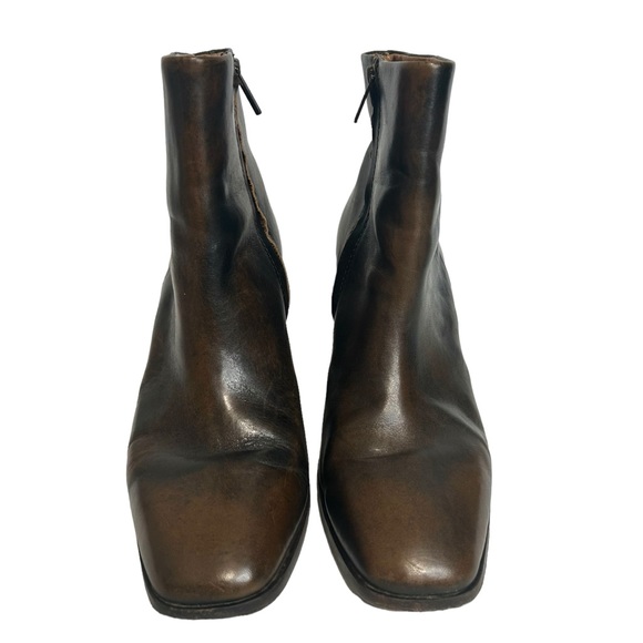 Frye Georgia Ankle Bootie Boot Sz 9.5 Bronze - Picture 3 of 13